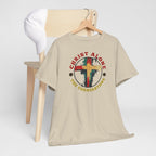 Christ Alone - The Cornerstone. (Face) Unisex Heavy Cotton Tee