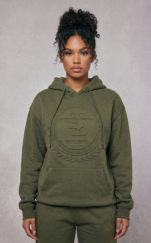 Big Up Excellence (Green) Hoodie