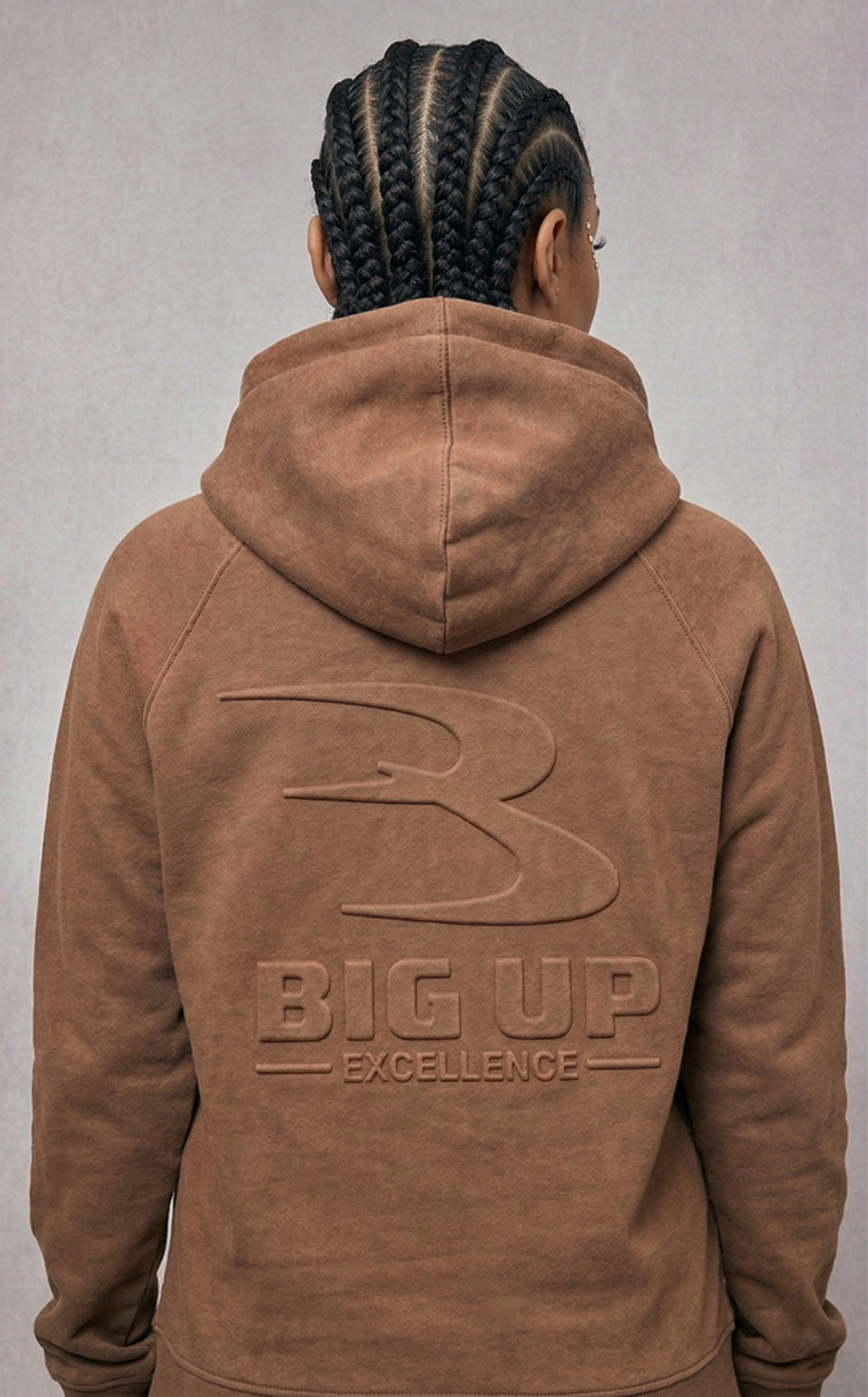 Big Up Excellence (Brown) Hoodie