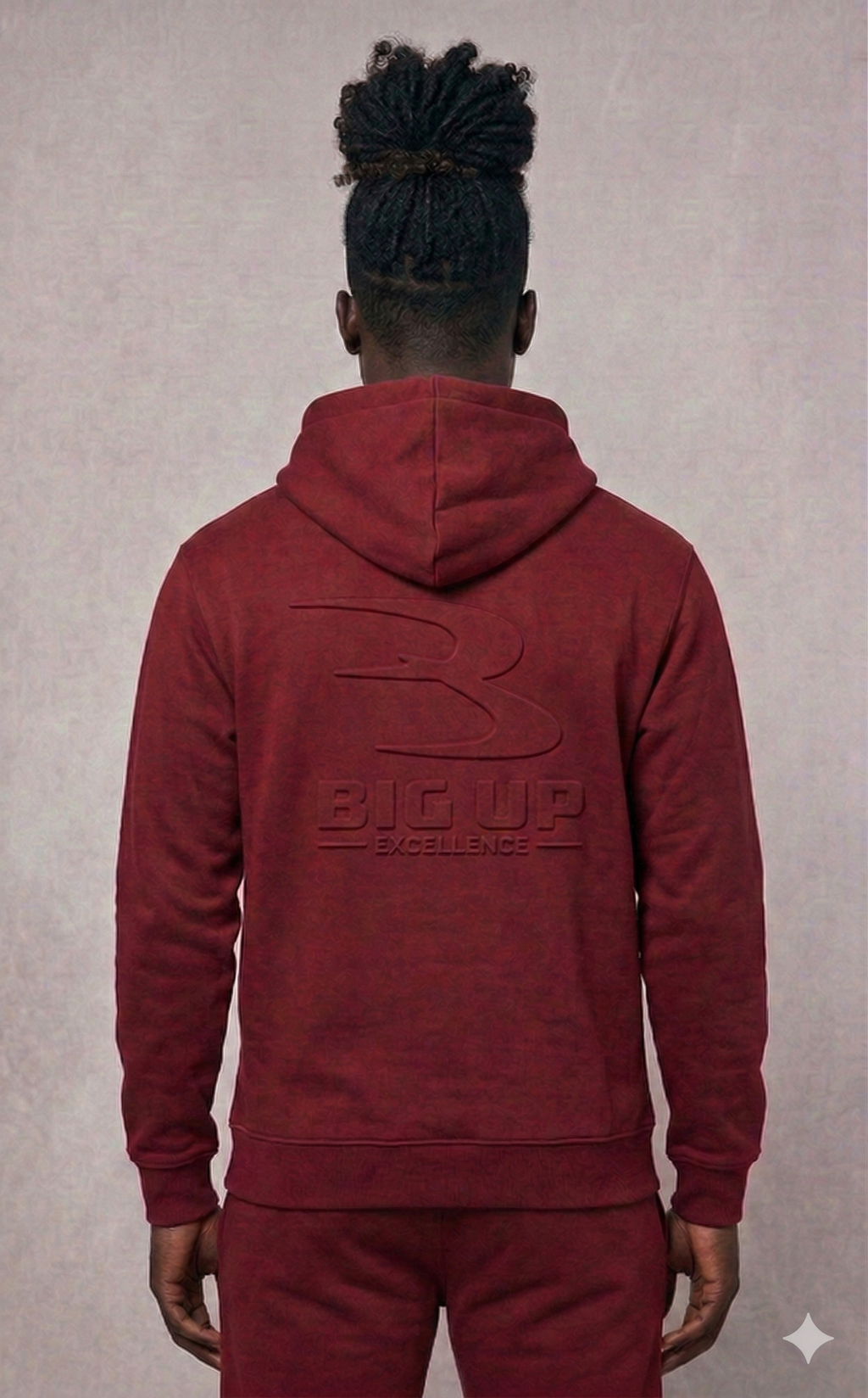 Big Up Excellence (Maroon) Hoodie