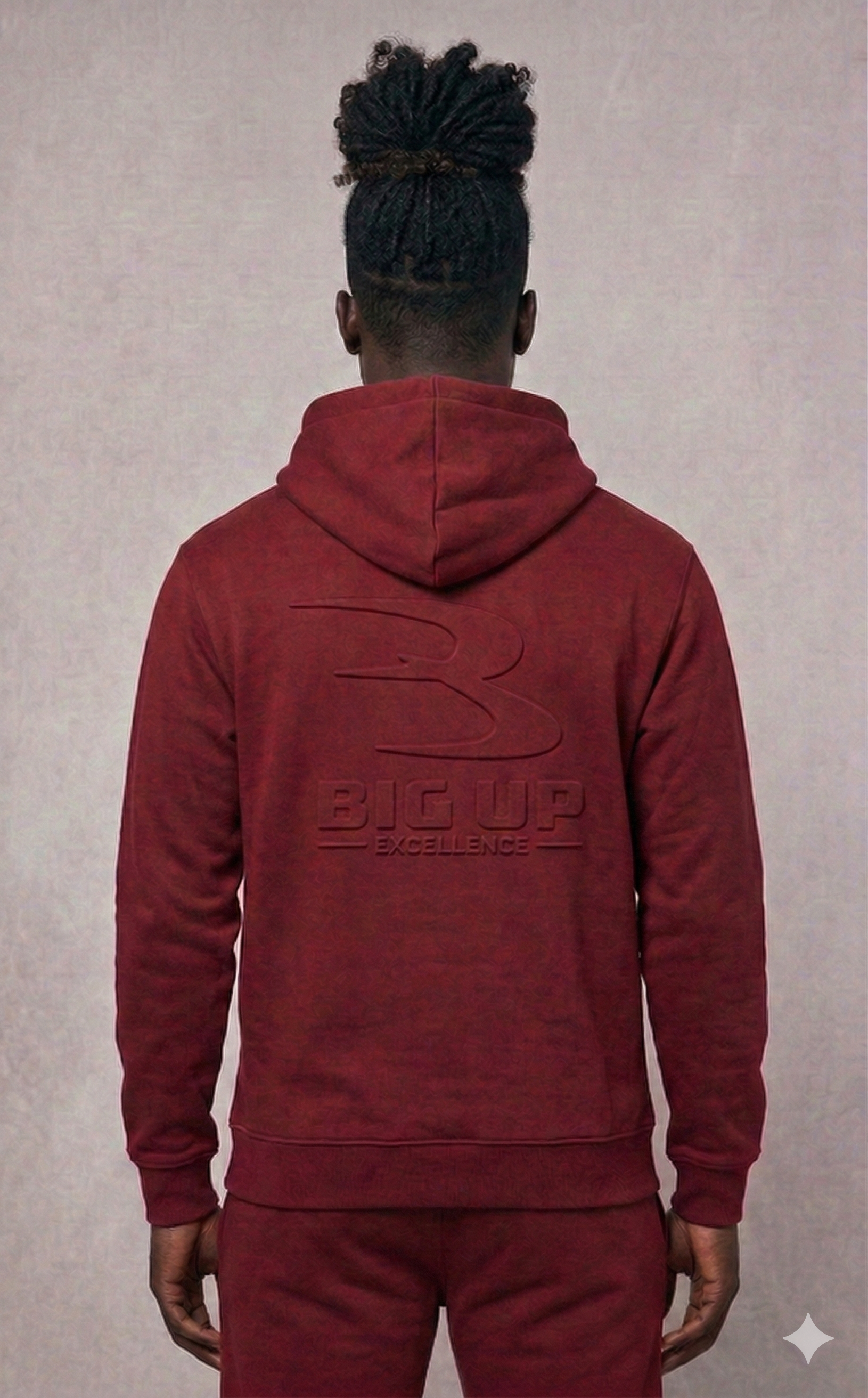 Big Up Excellence (Maroon) Hoodie