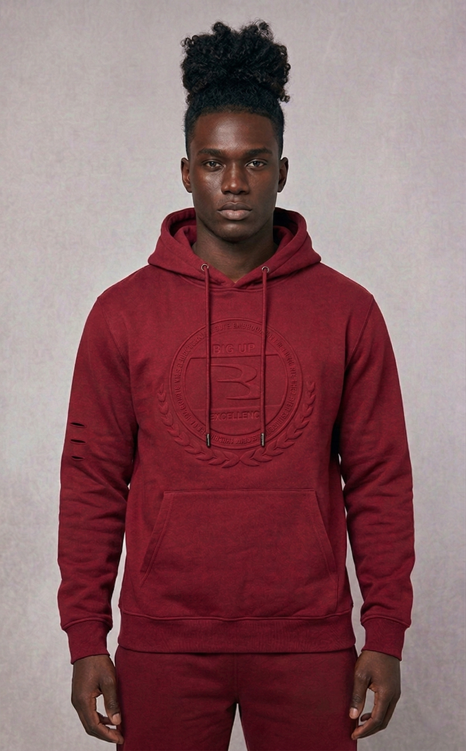 Big Up Excellence (Maroon) Hoodie