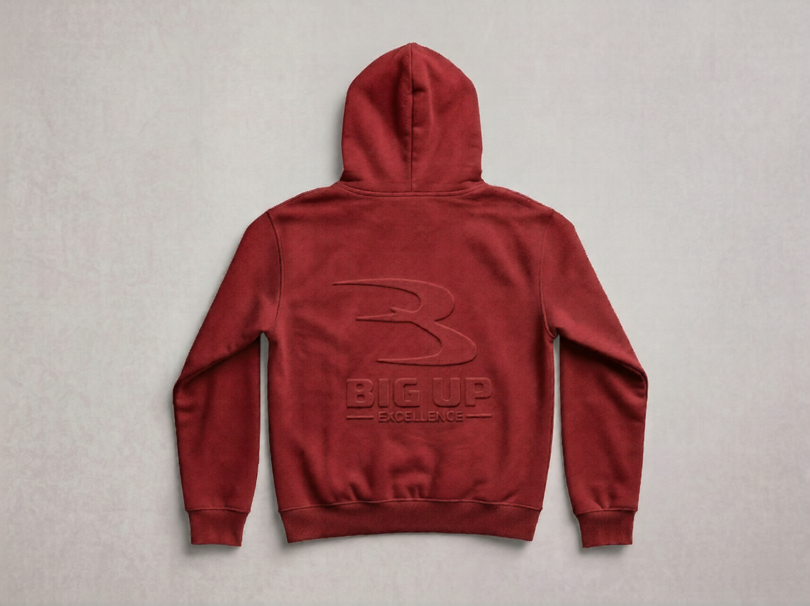 Big Up Excellence (Red) Hoodie