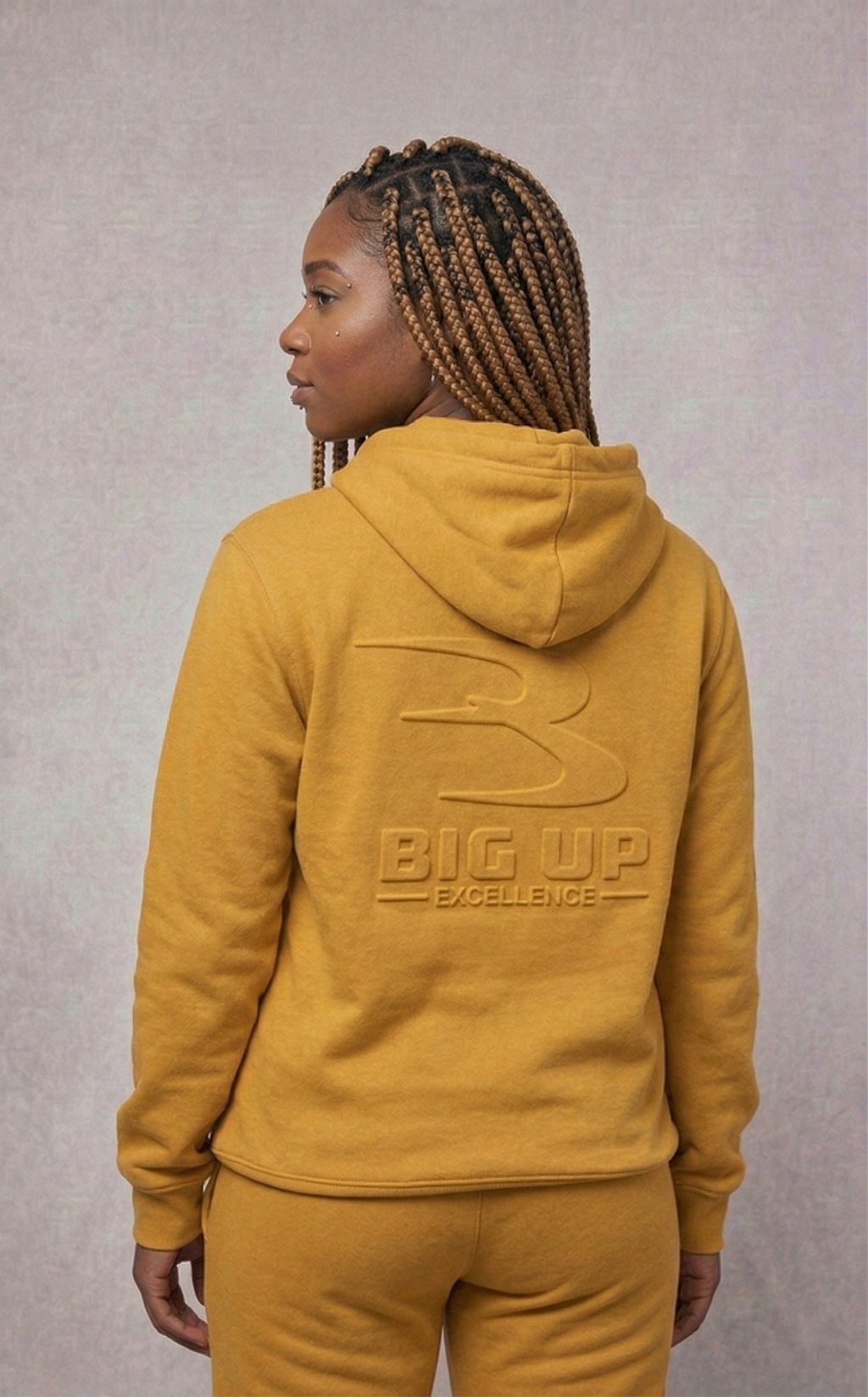 Big Up Excellence (Yellow) Hoodie